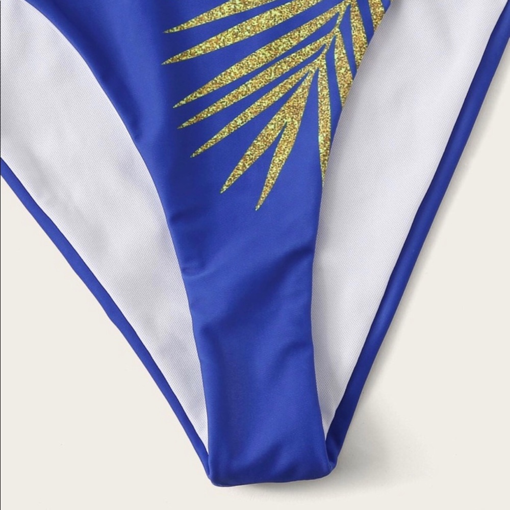 🛍 Gold Palm Bikini 👙 - Picture 5 of 8